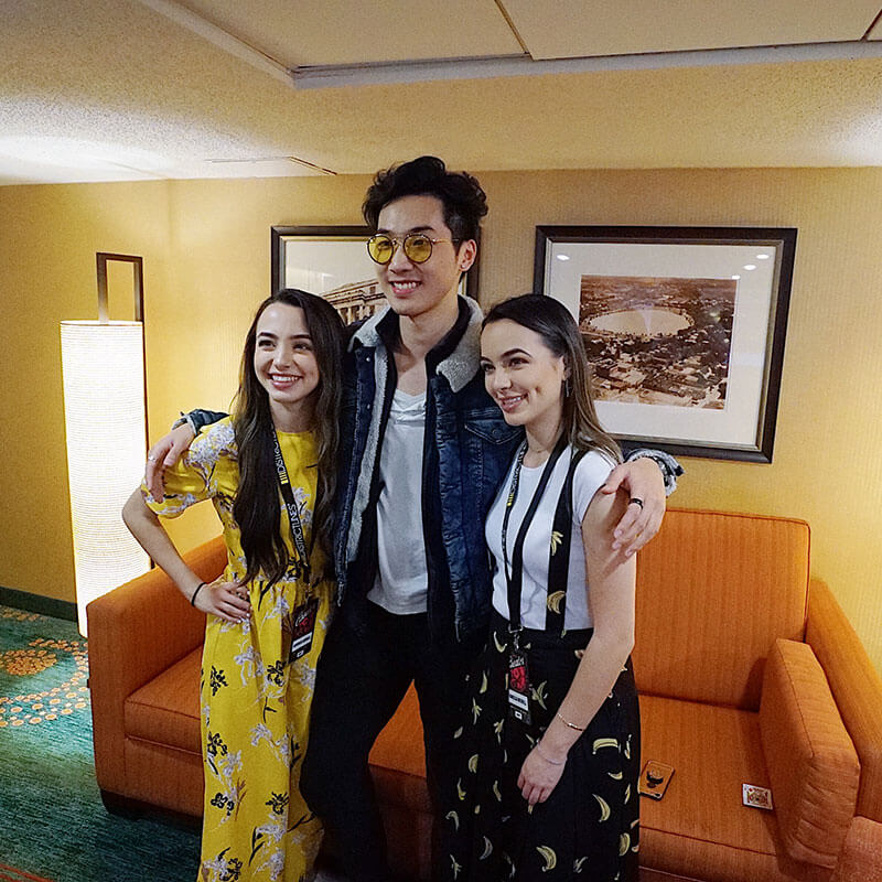 David Feng with Merrell-Twins